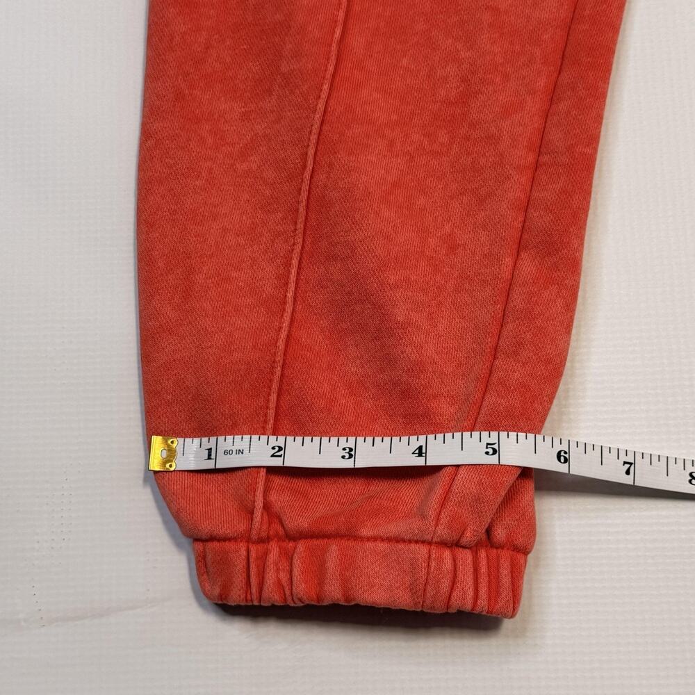 Nike Tracksuit Hoodie Sweatpants Set Womens XS Red Orange Fleece Jogger 2 Piece - Picture 9 of 14